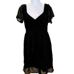 HOLLISTER Black Mini Dress Women's size M NWT